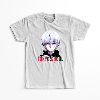 Koszulka Biała Tokyo Ghoul - WYBIERZ KOLOR KOSZULKI I FASON