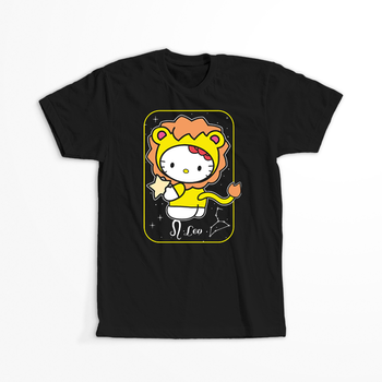Koszulka Czarna - Hello Kitty - WYBIERZ KOLOR KOSZULKI I FASON