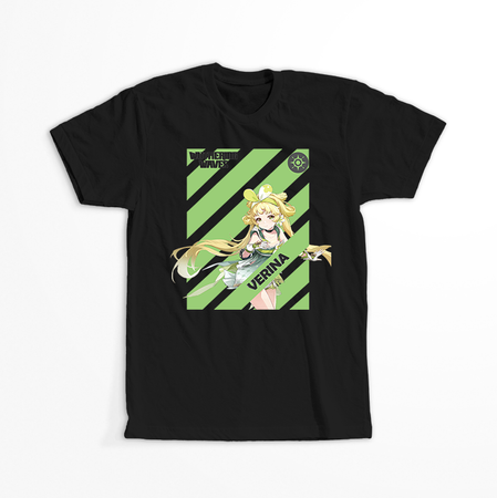 Koszulka Czarna Wuthering Waves - WYBIERZ FASON I KOLOR KOSZULKI 