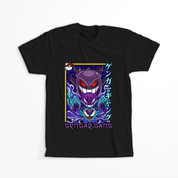 Koszulka Czarna - Pokemon x Naruto - WYBIERZ KOLOR KOSZULKI I FASON