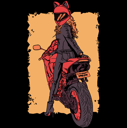 Koszulka Motocykl KOLOR KOSZULKI I FASON