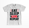 Koszulka Eat Sleep Game Repeat WYBIERZ KOLOR KOSZULKI I FASON