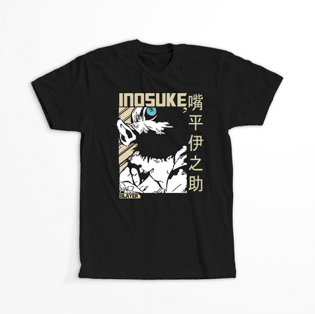 Koszulka Czarna Demon Slayer / Kimetsu no Yaiba / Miecz zabójcy demonów - WYBIERZ KOLOR KOSZULKI I FASON