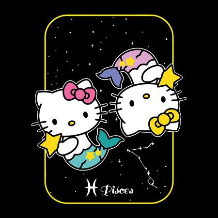 Koszulka Biała - Hello Kitty - WYBIERZ KOLOR KOSZULKI I FASON