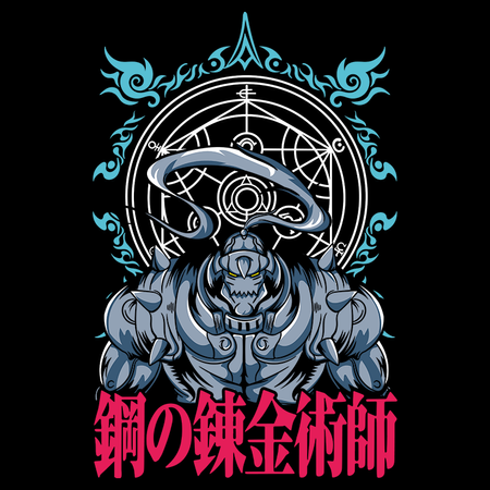 Koszulka Biała Fullmetal Alchemist - WYBIERZ KOLOR KOSZULKI I FASON