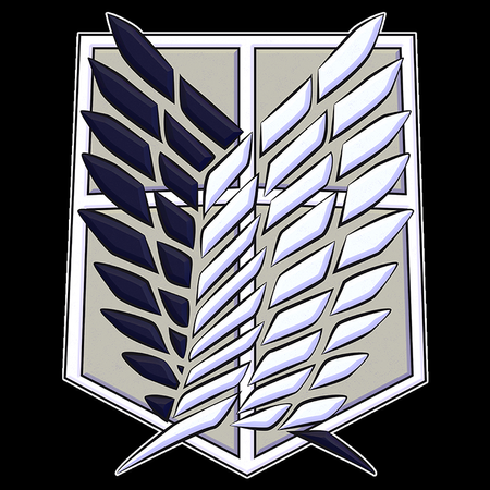 Koszulka Czarna Attack on titan WYBIERZ KOLOR KOSZULKI I FASON